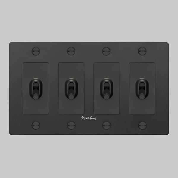 Cross Knurled Toggle Light Switch