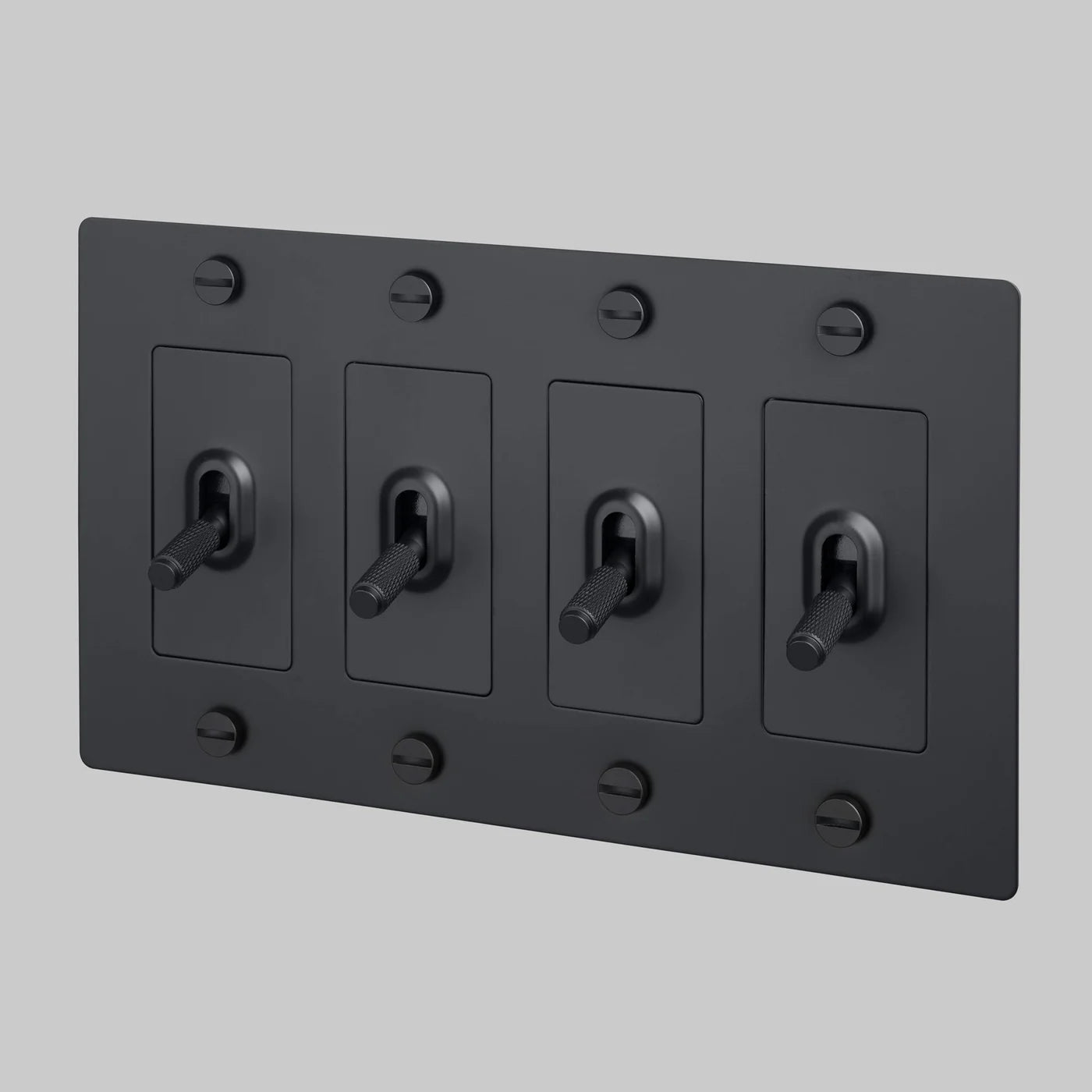 Cross Knurled Toggle Light Switch