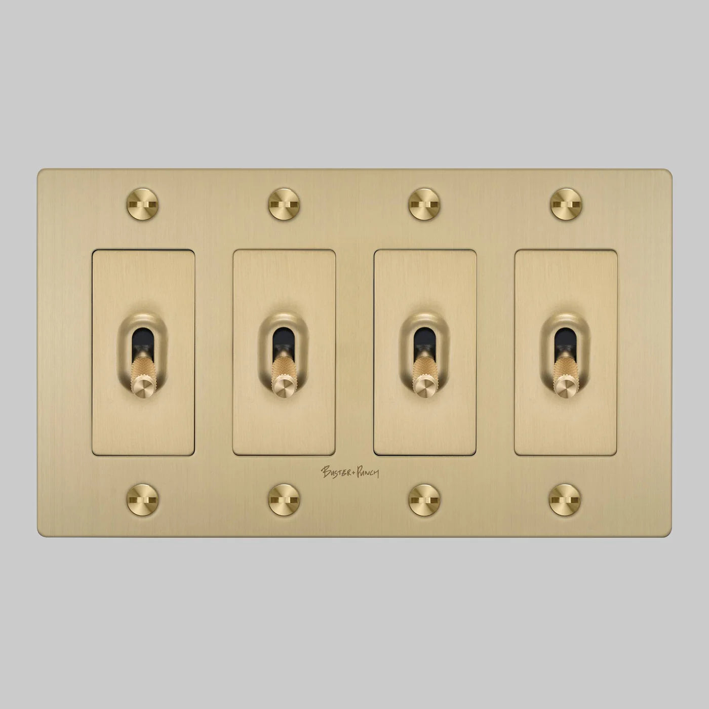 Cross Knurled Toggle Light Switch