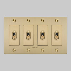 Cross Knurled Toggle Light Switch