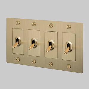 Cross Knurled Toggle Light Switch