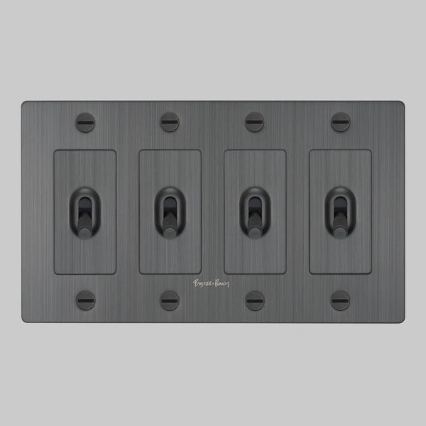 Cross Knurled Toggle Light Switch