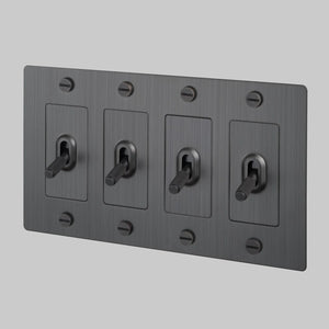 Cross Knurled Toggle Light Switch