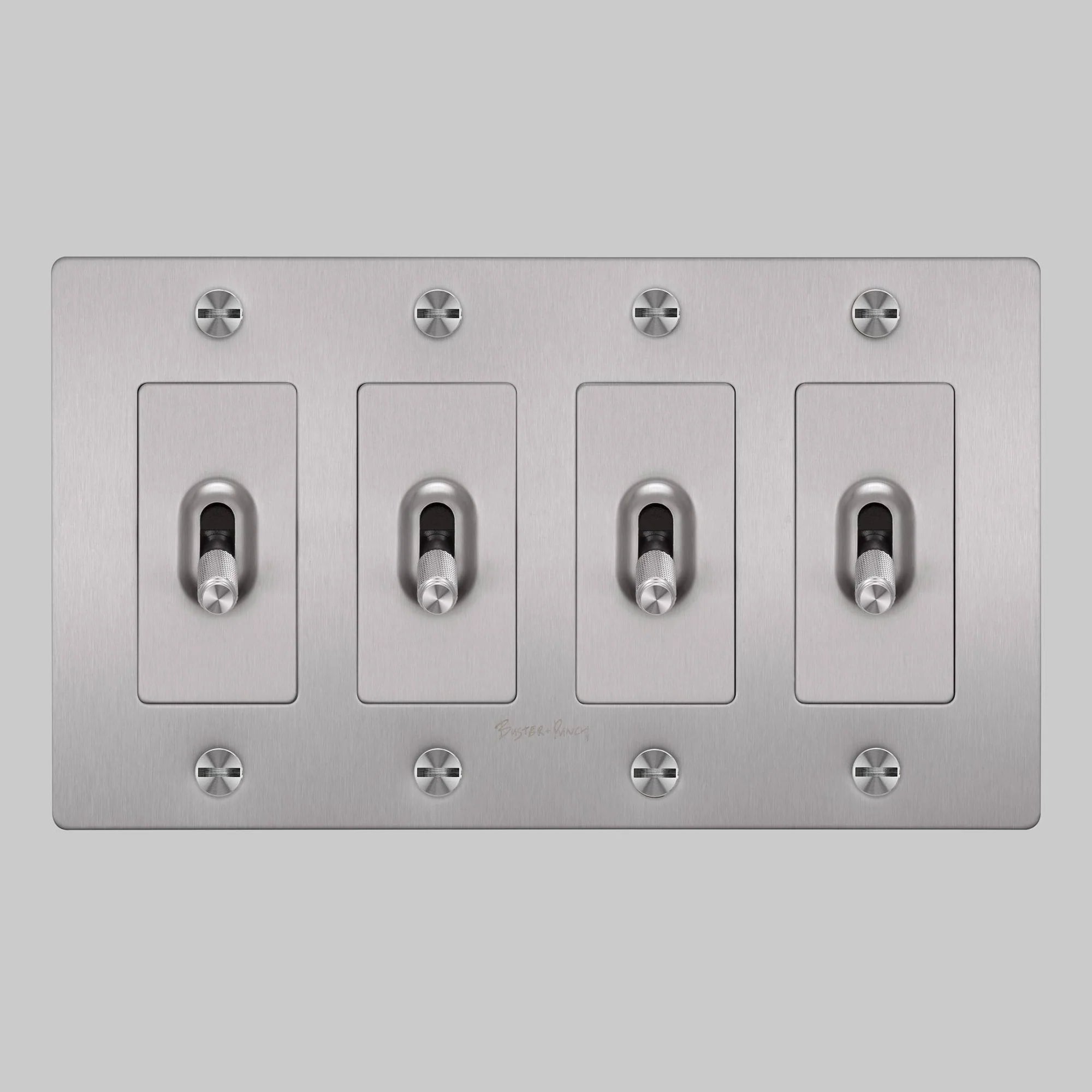 Cross Knurled Toggle Light Switch