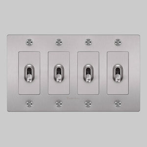 Cross Knurled Toggle Light Switch