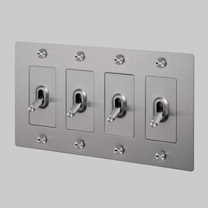 Cross Knurled Toggle Light Switch