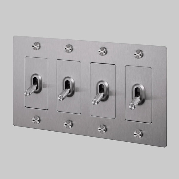 Cross Knurled Toggle Light Switch