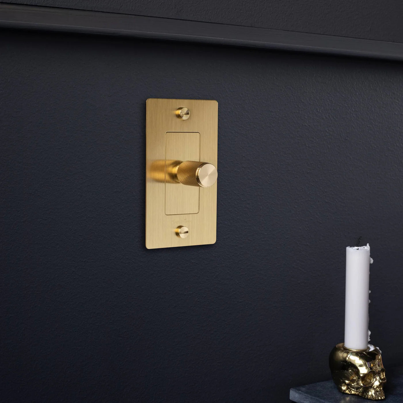 Cross Knurled Dimmer LED Light Switch