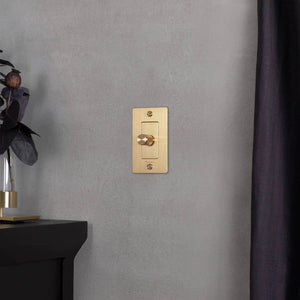 Cross Knurled Dimmer LED Light Switch