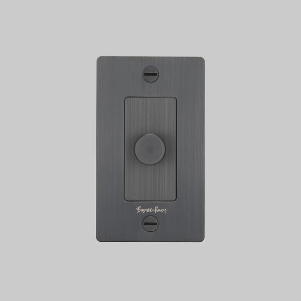 Cross Knurled Dimmer LED Light Switch