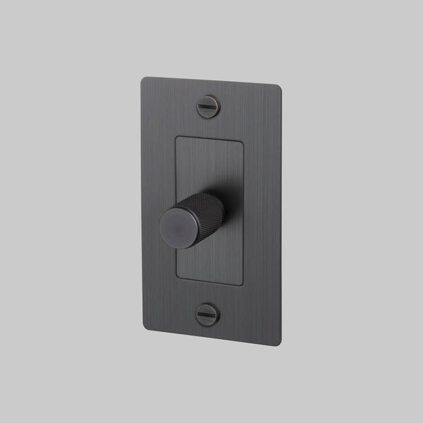 Cross Knurled Dimmer LED Light Switch