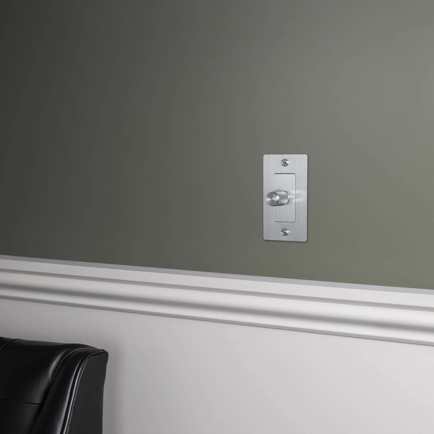 Cross Knurled Dimmer LED Light Switch