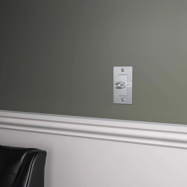 Cross Knurled Dimmer LED Light Switch