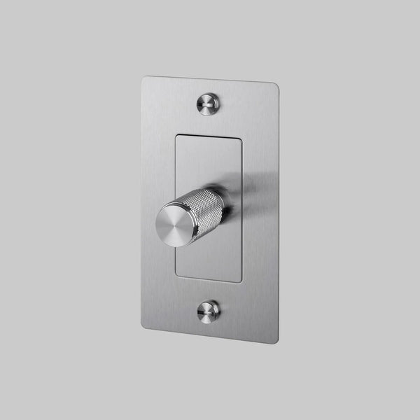 Cross Knurled Dimmer LED Light Switch