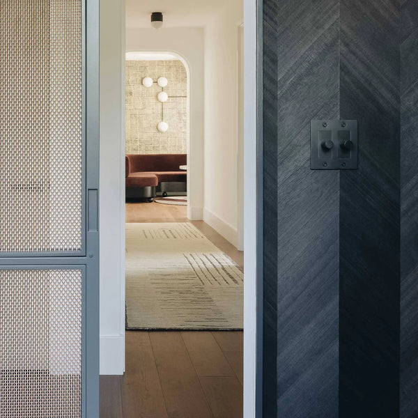 Cross Knurled Dimmer LED Light Switch