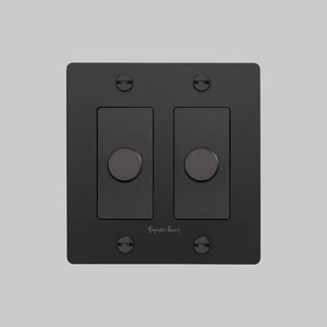 Cross Knurled Dimmer LED Light Switch