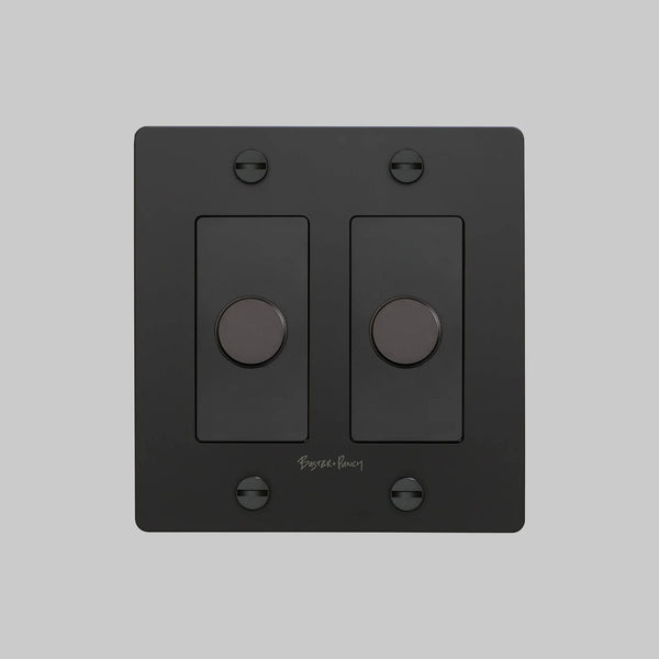 Cross Knurled Dimmer LED Light Switch