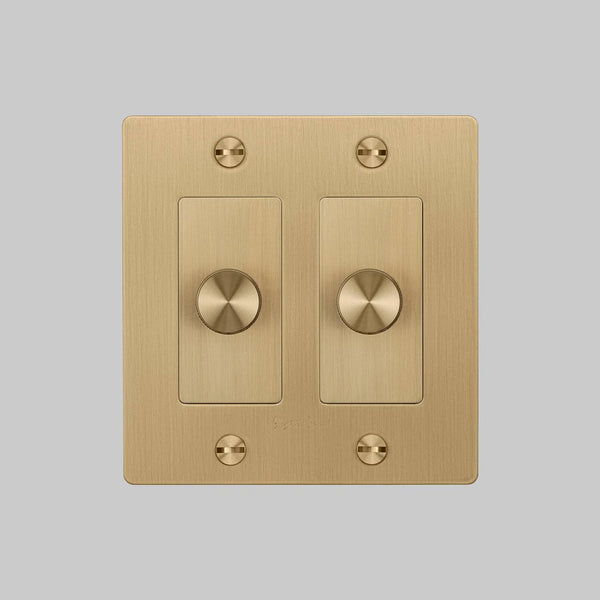 Cross Knurled Dimmer LED Light Switch