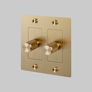 Cross Knurled Dimmer LED Light Switch