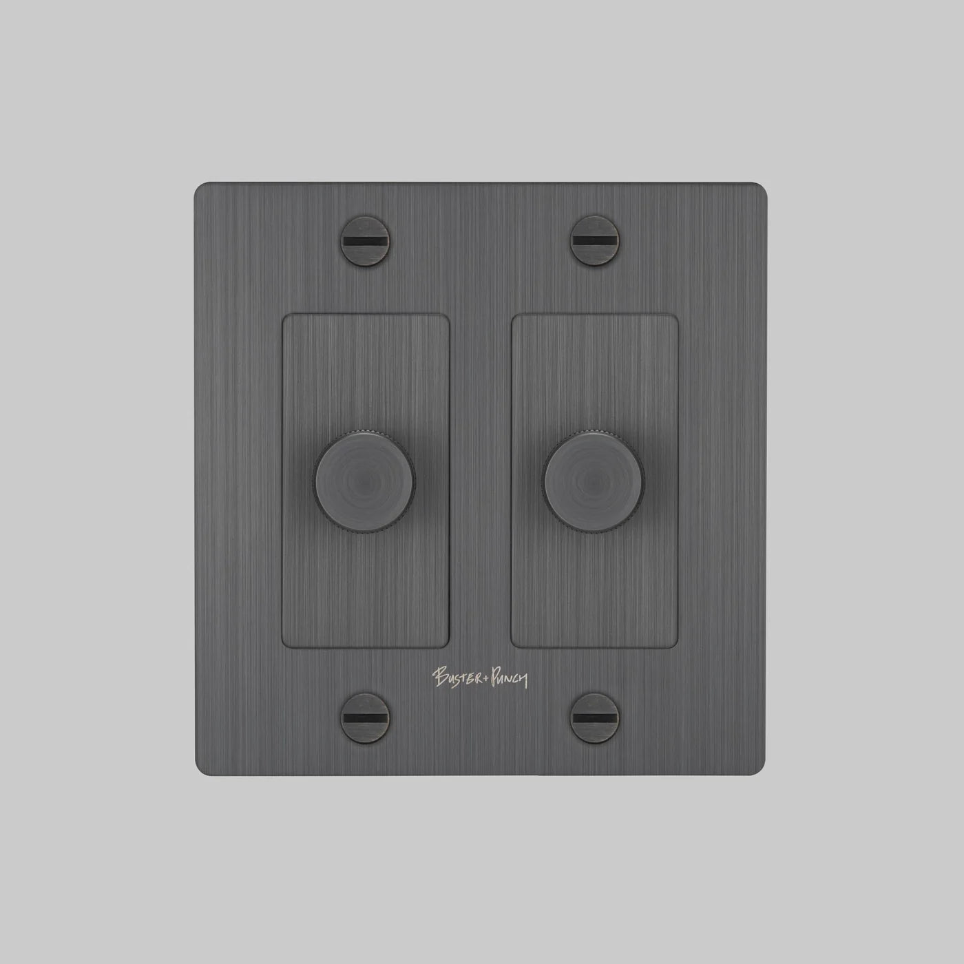 Cross Knurled Dimmer LED Light Switch