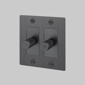 Cross Knurled Dimmer LED Light Switch