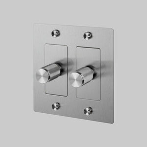 Cross Knurled Dimmer LED Light Switch