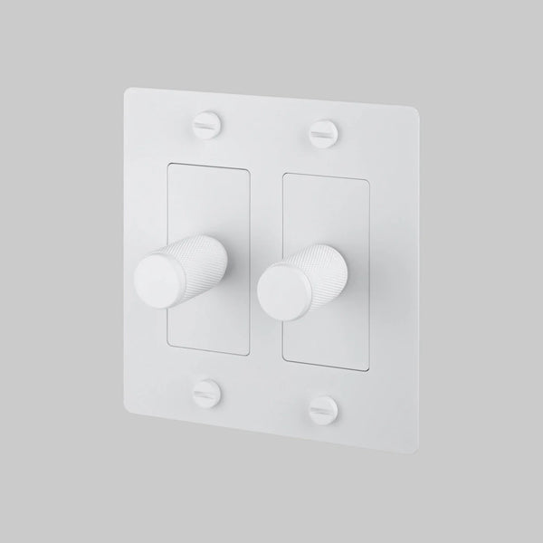 Cross Knurled Dimmer LED Light Switch