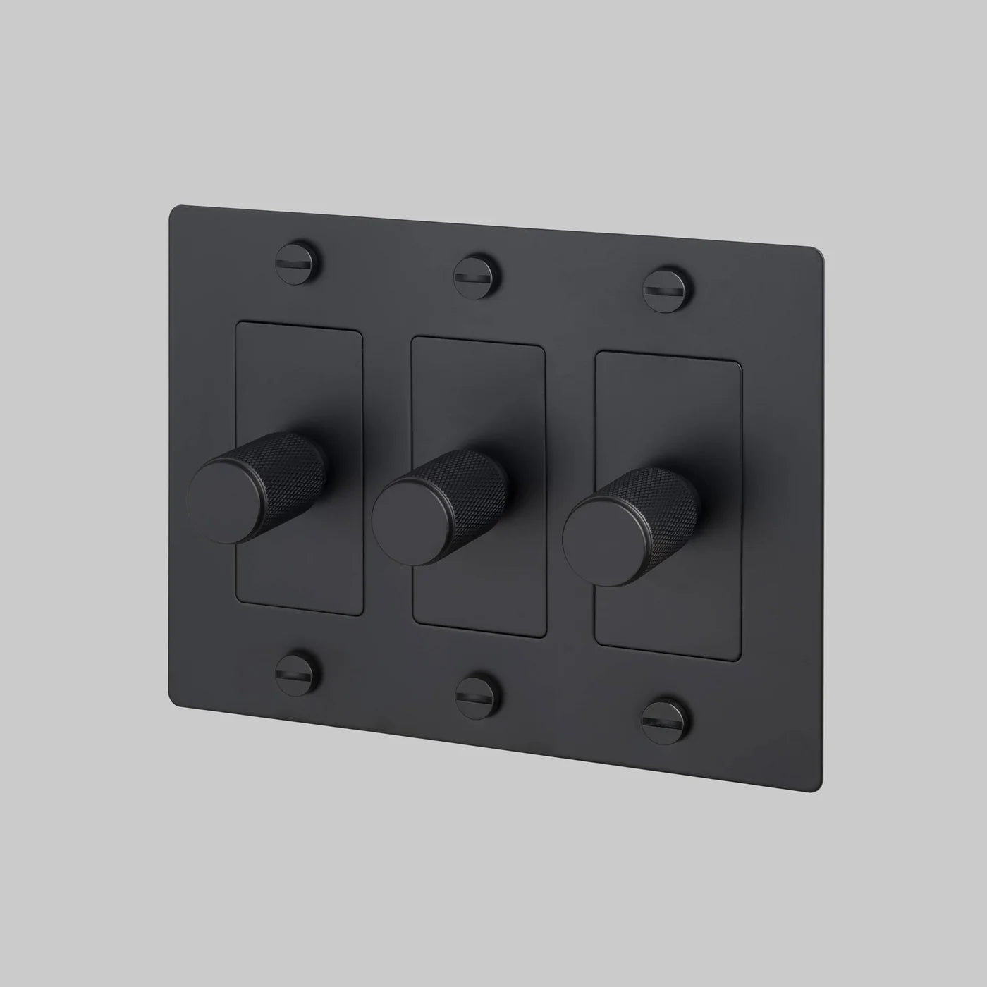 Cross Knurled Dimmer LED Light Switch