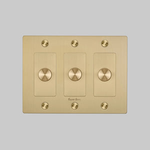 Cross Knurled Dimmer LED Light Switch