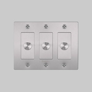 Cross Knurled Dimmer LED Light Switch