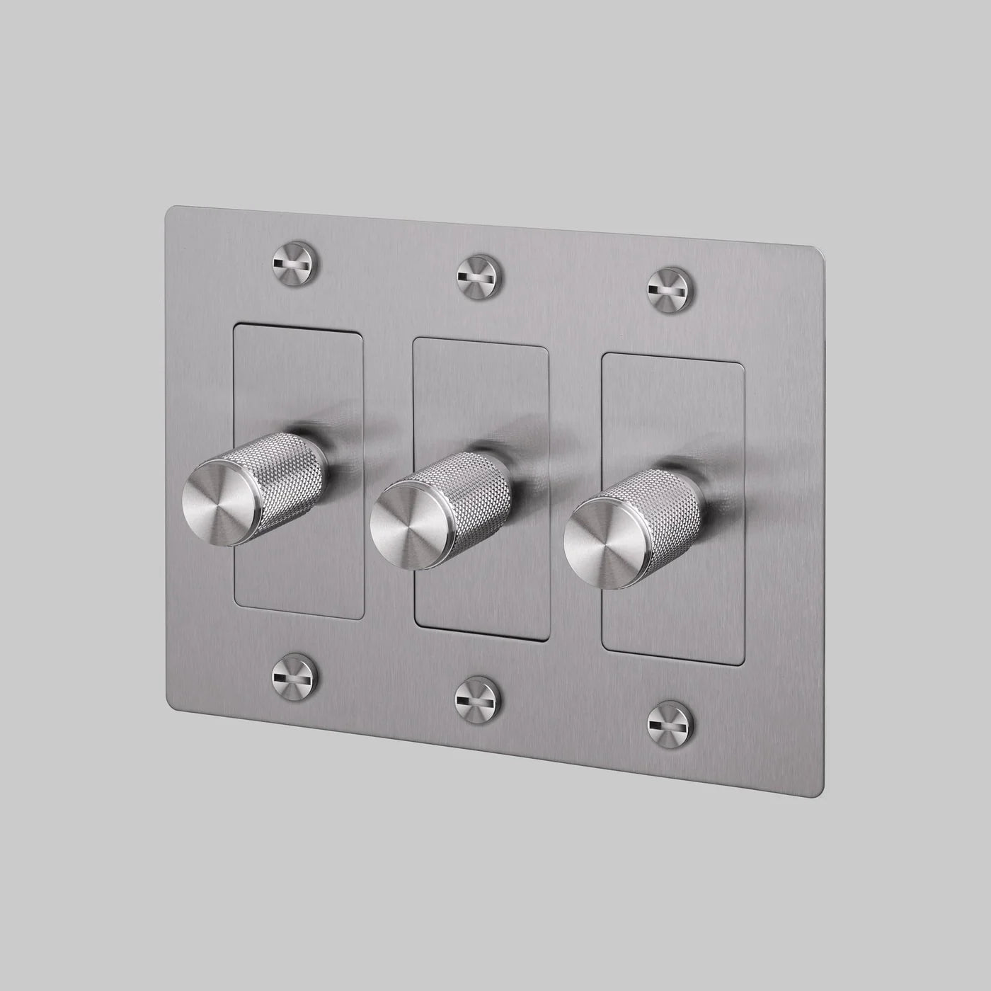 Cross Knurled Dimmer LED Light Switch