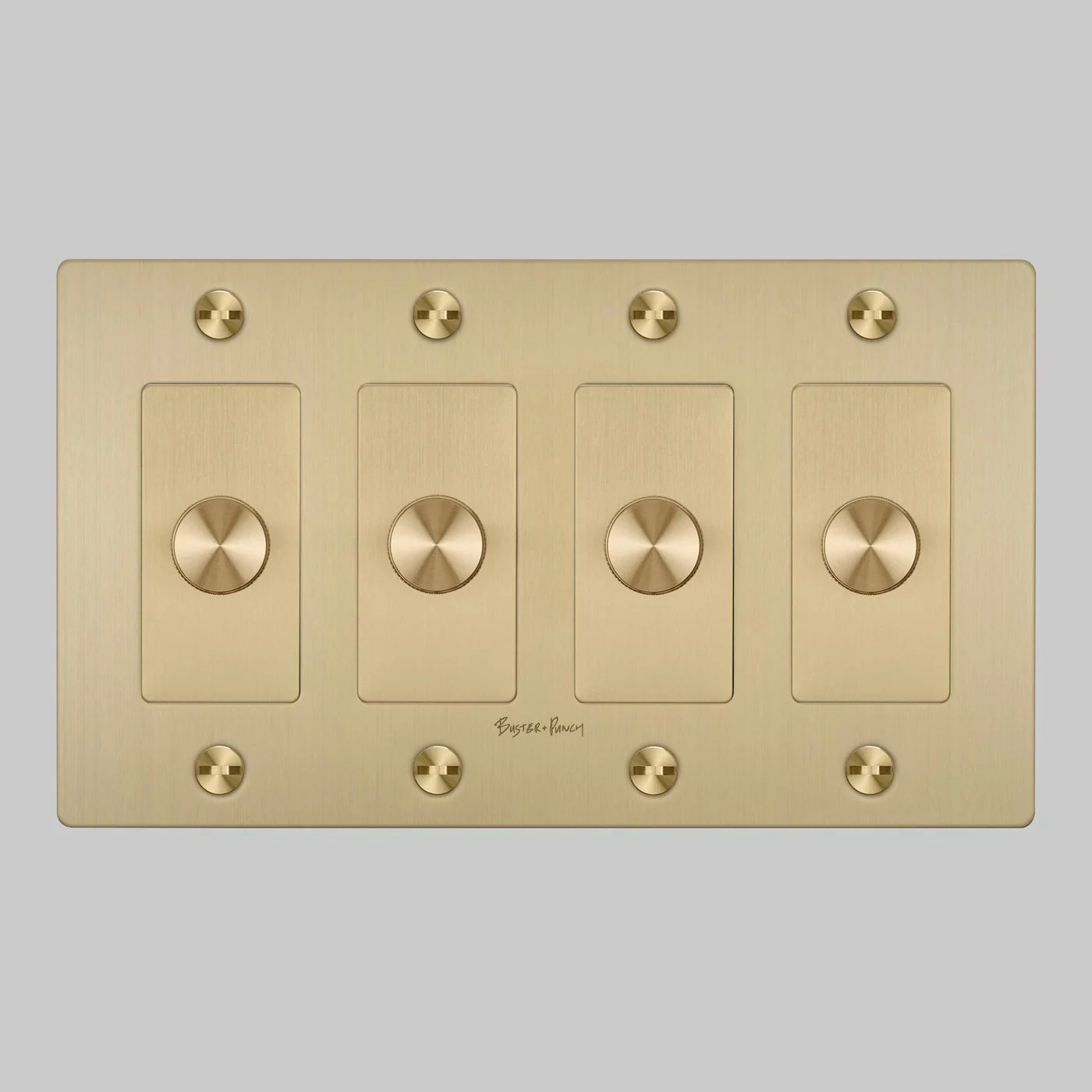 Cross Knurled Dimmer LED Light Switch