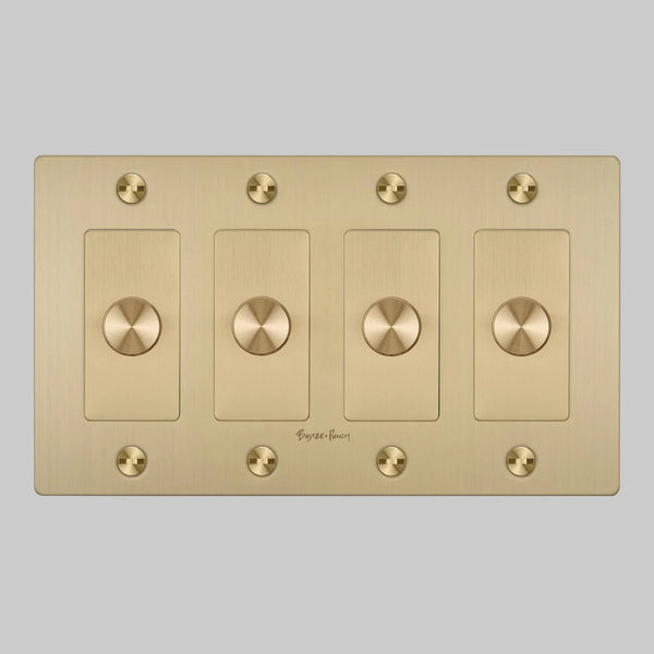 Cross Knurled Dimmer LED Light Switch