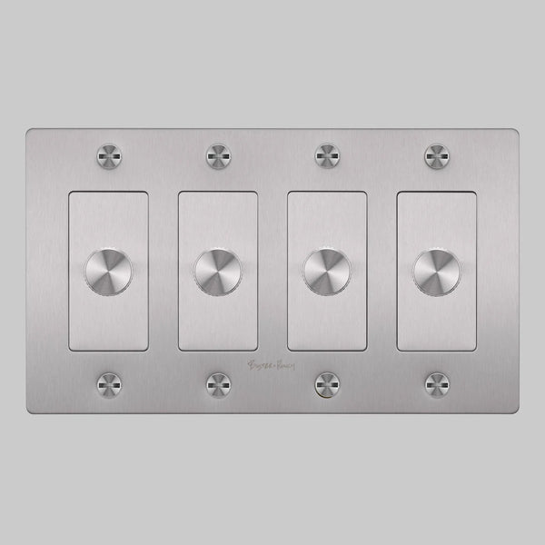 Cross Knurled Dimmer LED Light Switch