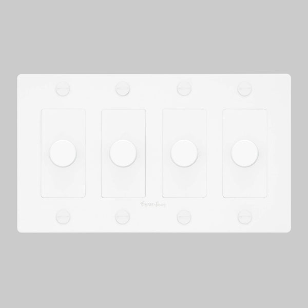 Cross Knurled Dimmer LED Light Switch