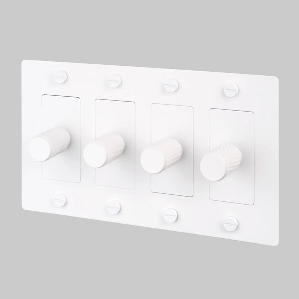 Cross Knurled Dimmer LED Light Switch