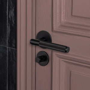 Cross Knurled Door Lever