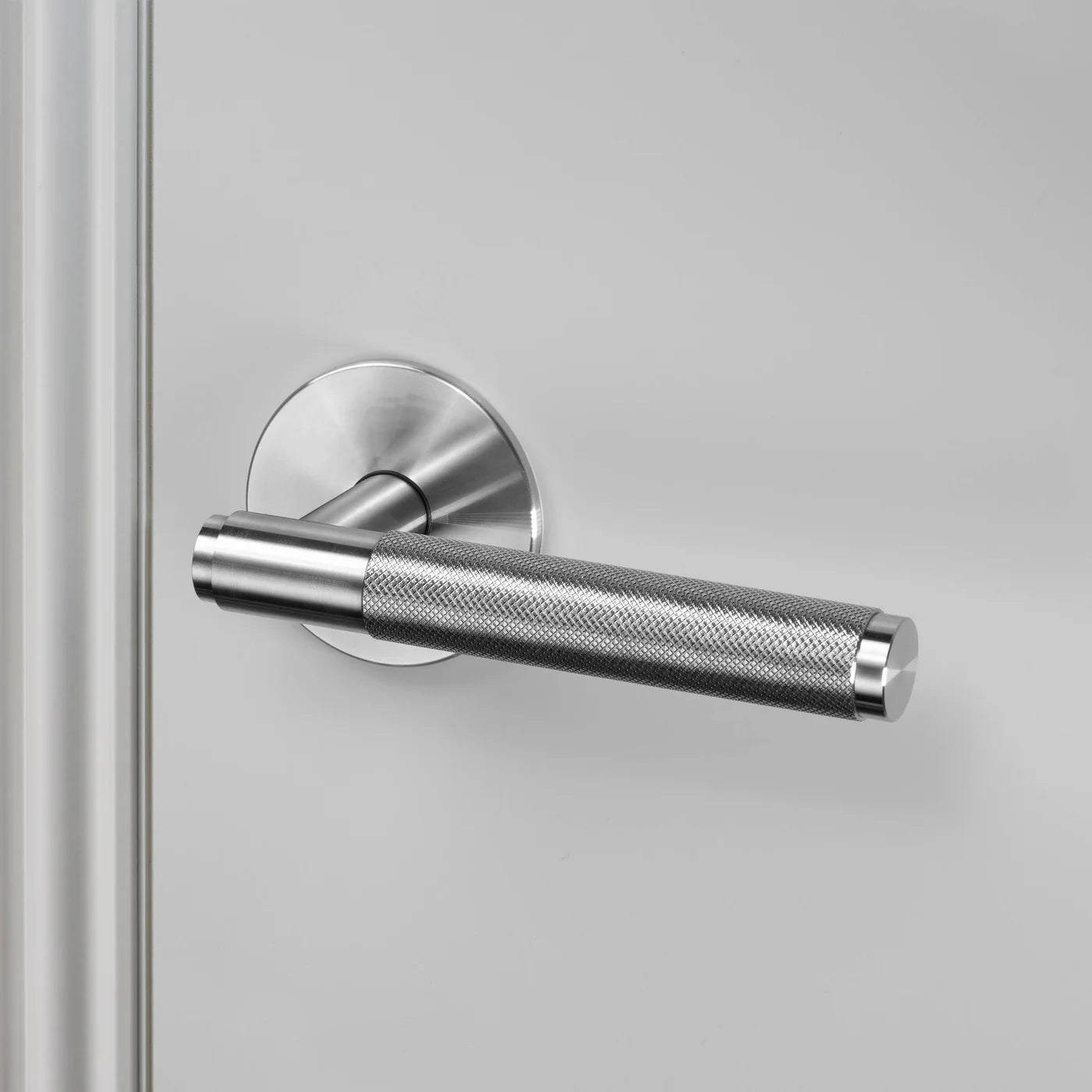 Cross Knurled Door Lever