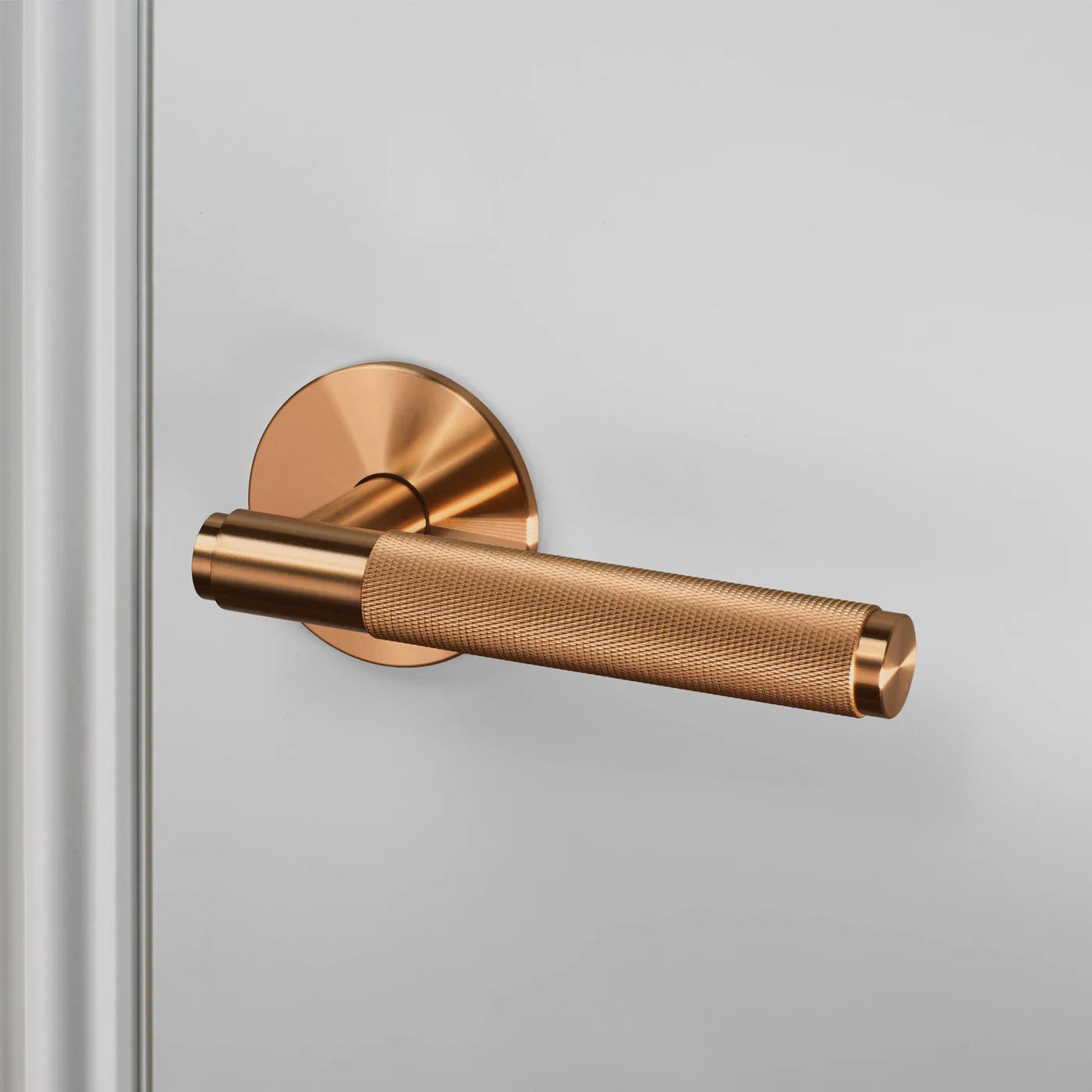 Cross Knurled Door Lever