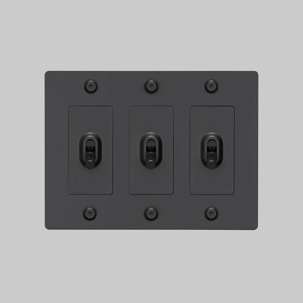 Linear Knurled Toggle Light Switch