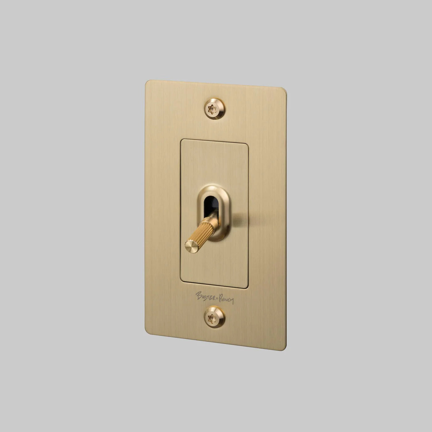Linear Knurled Toggle Light Switch