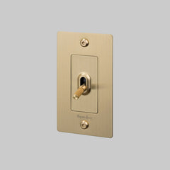 Linear Knurled Toggle Light Switch