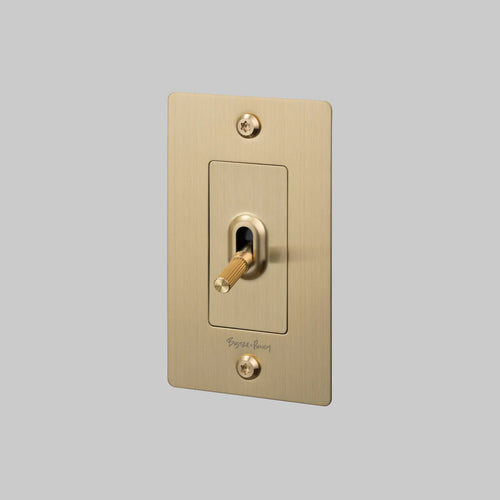 Linear Knurled Toggle Light Switch
