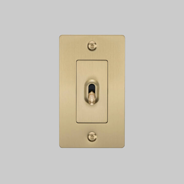Linear Knurled Toggle Light Switch