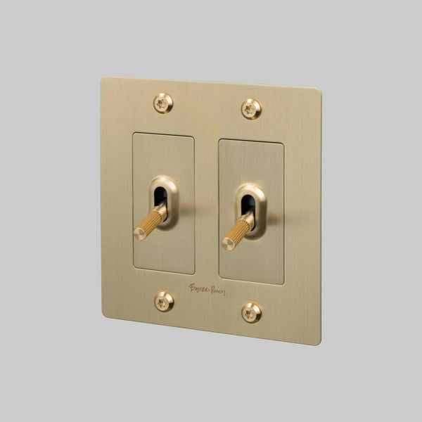 Linear Knurled Toggle Light Switch