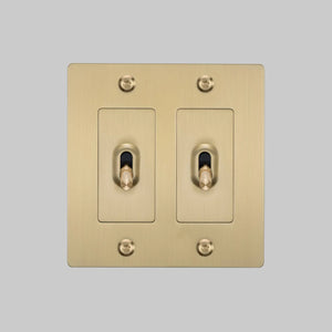 Linear Knurled Toggle Light Switch