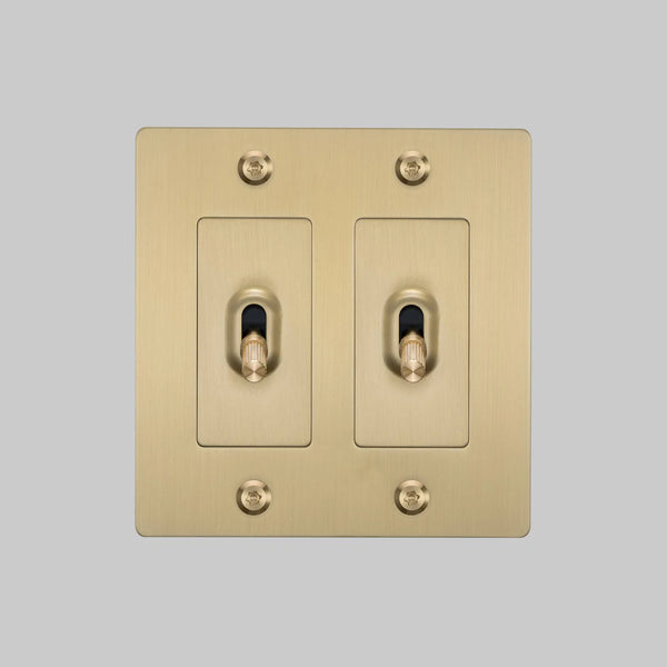 Linear Knurled Toggle Light Switch