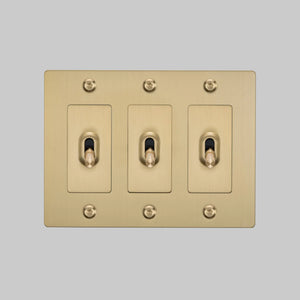 Linear Knurled Toggle Light Switch