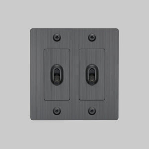 Linear Knurled Toggle Light Switch