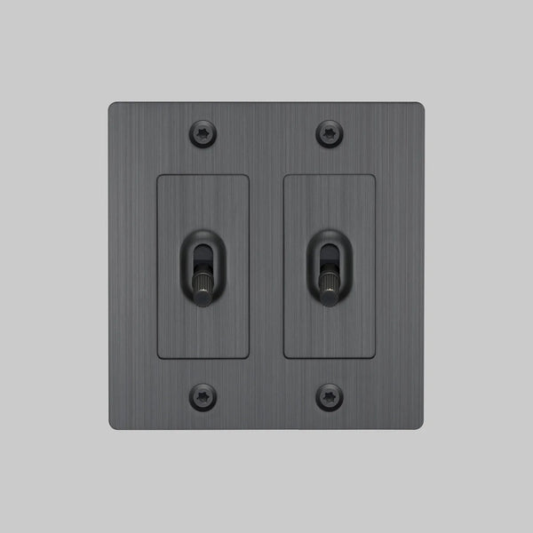 Linear Knurled Toggle Light Switch